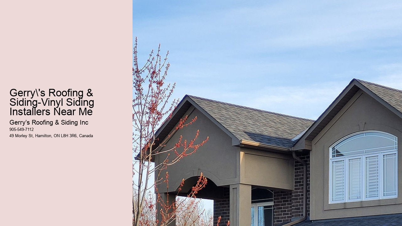 Gerry's Roofing & Siding-Vinyl Siding Installers Near Me