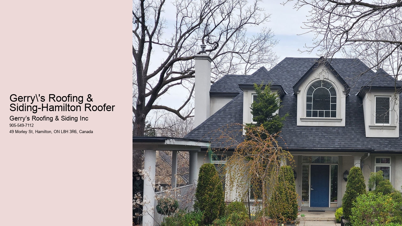 Gerry's Roofing & Siding-Hamilton Roofer