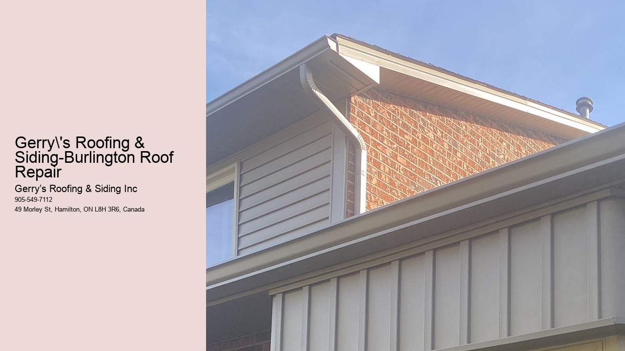 Gerry's Roofing & Siding-Burlington Roof Repair